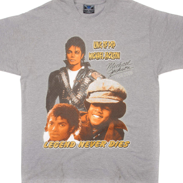 CAMISETA VINTAGE DE MICHAEL JACKSON, REY DEL POP, TALLA XL