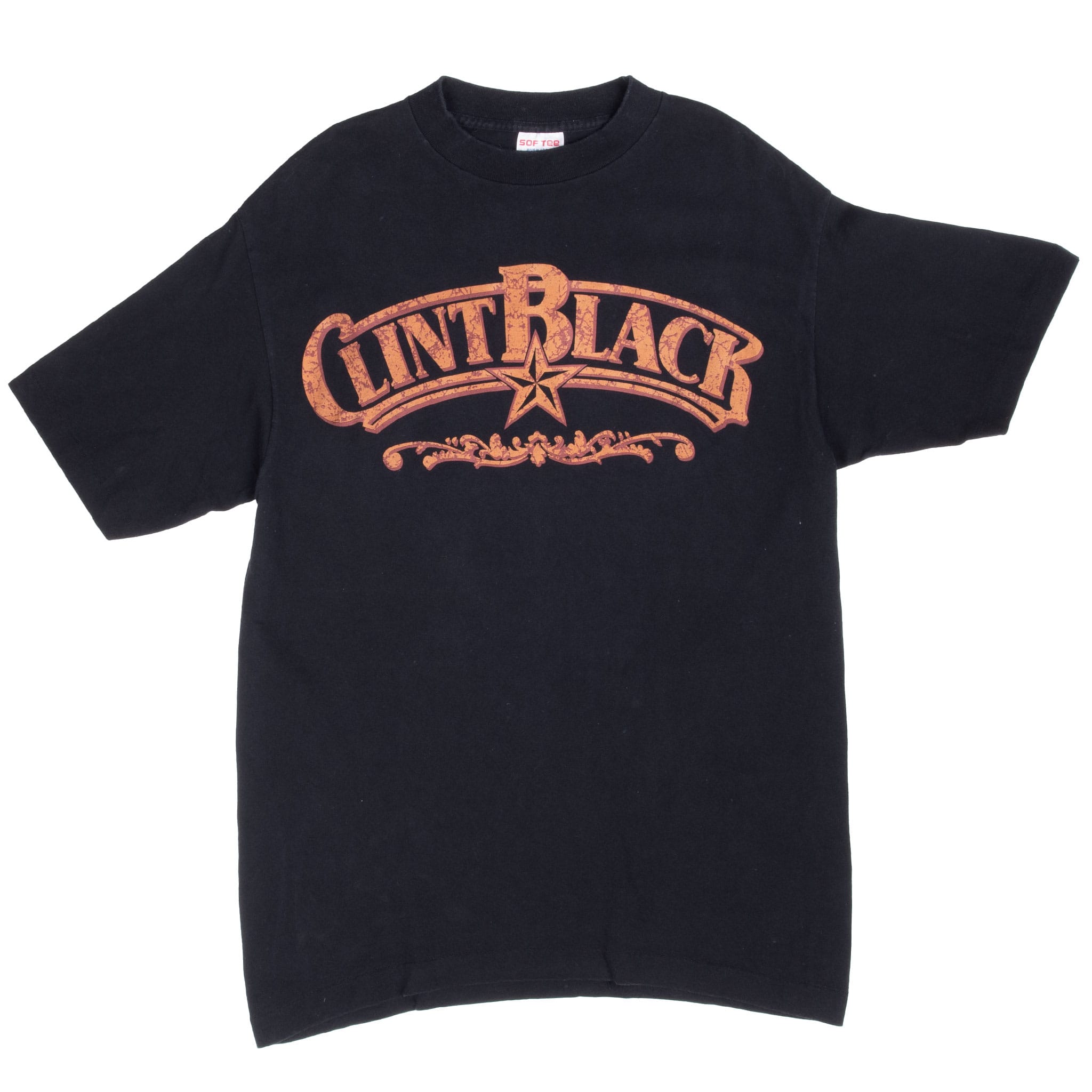 VINTAGE CLINT BLACK NORTH AMERICAN TOUR 1993 TEE SHIRT LARGE MADE IN USA