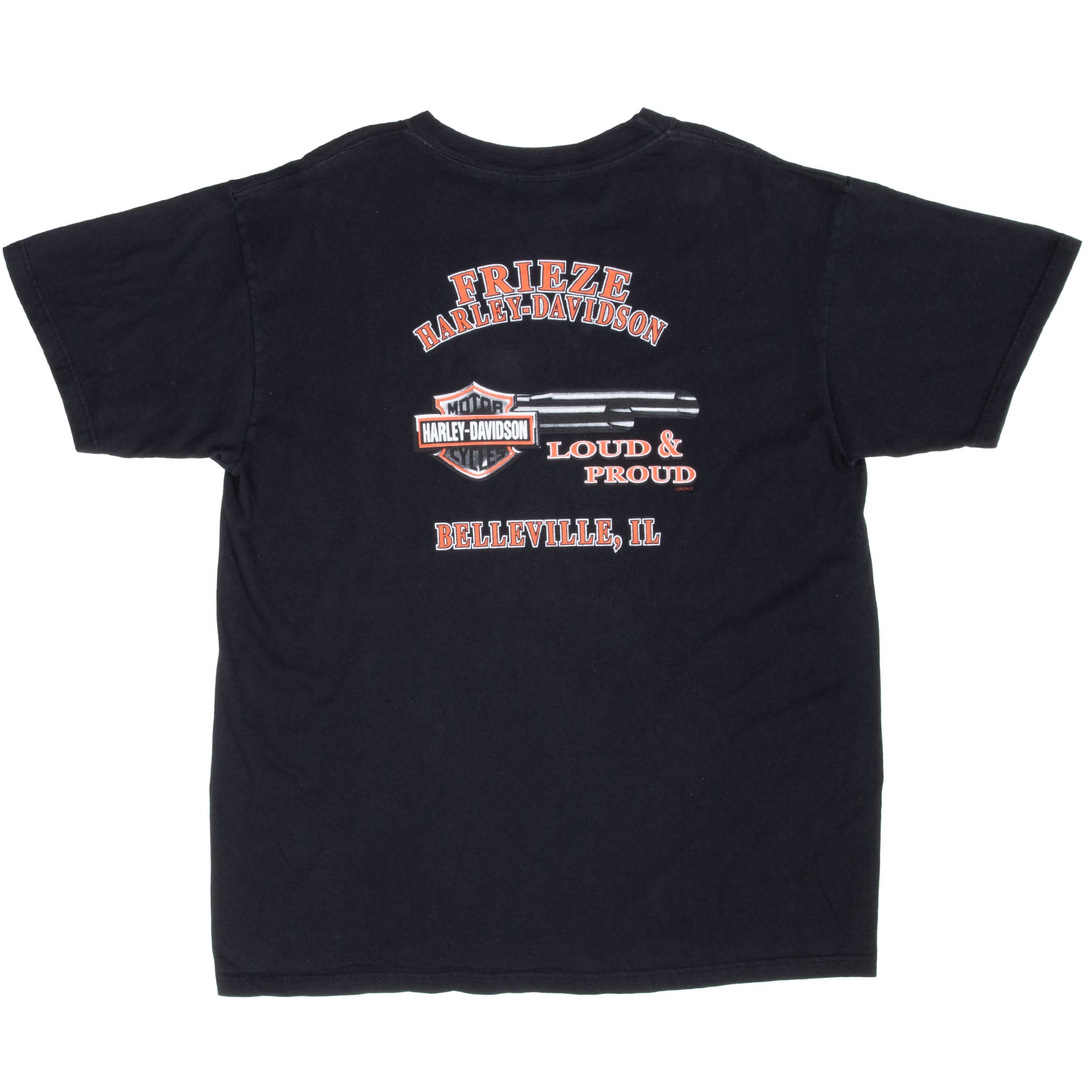 VINTAGE HARLEY DAVIDSON BELLEVILLE ILLINOIS 2002 TEE SHIRT XL MADE IN USA