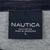 Vintage Nautica Embroidered Grey Long Sleeve Tee Shirt 2000S Size Large