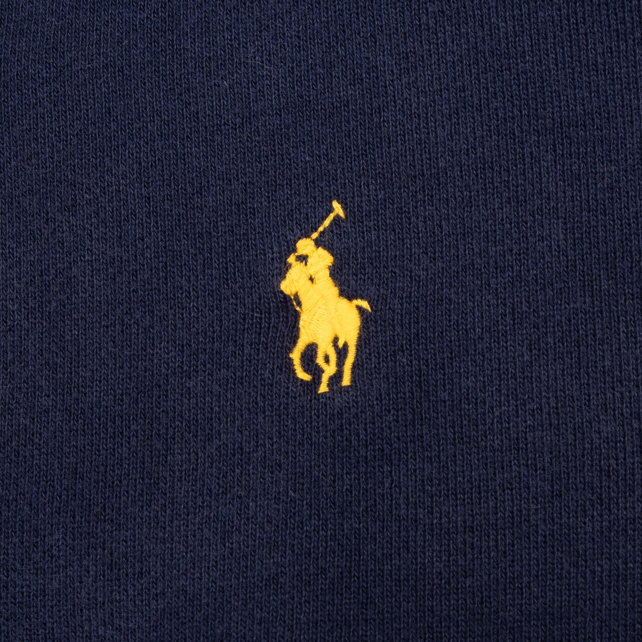 Vintage Ralph Lauren Full Zip Navy Blue Hoodie Sweatshirt 1990S Size Medium