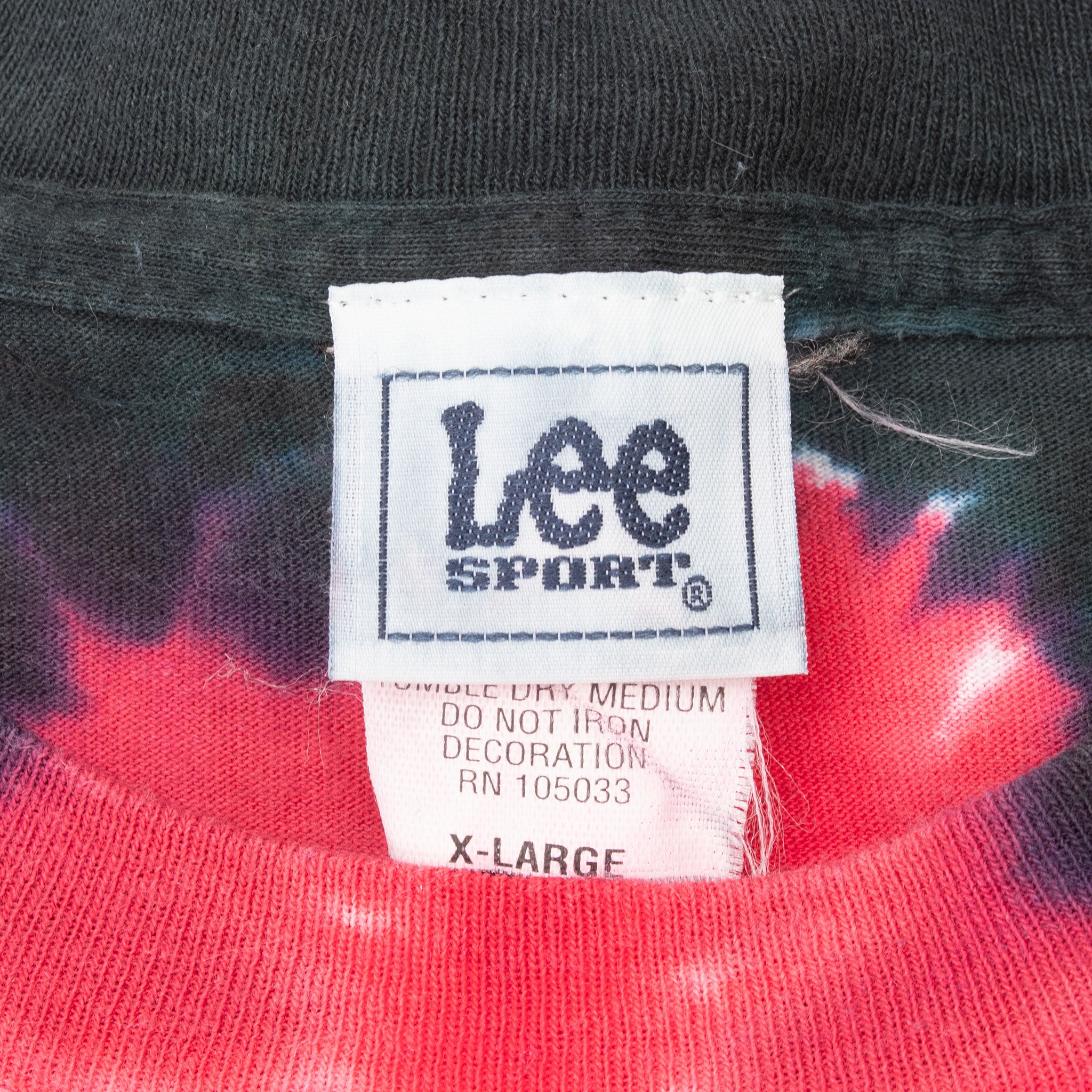 Vintage MLB Cincinnati Reds Tie Dye Tee Shirt 2005 Size XL Made In USA With Single Stitch Sleeves