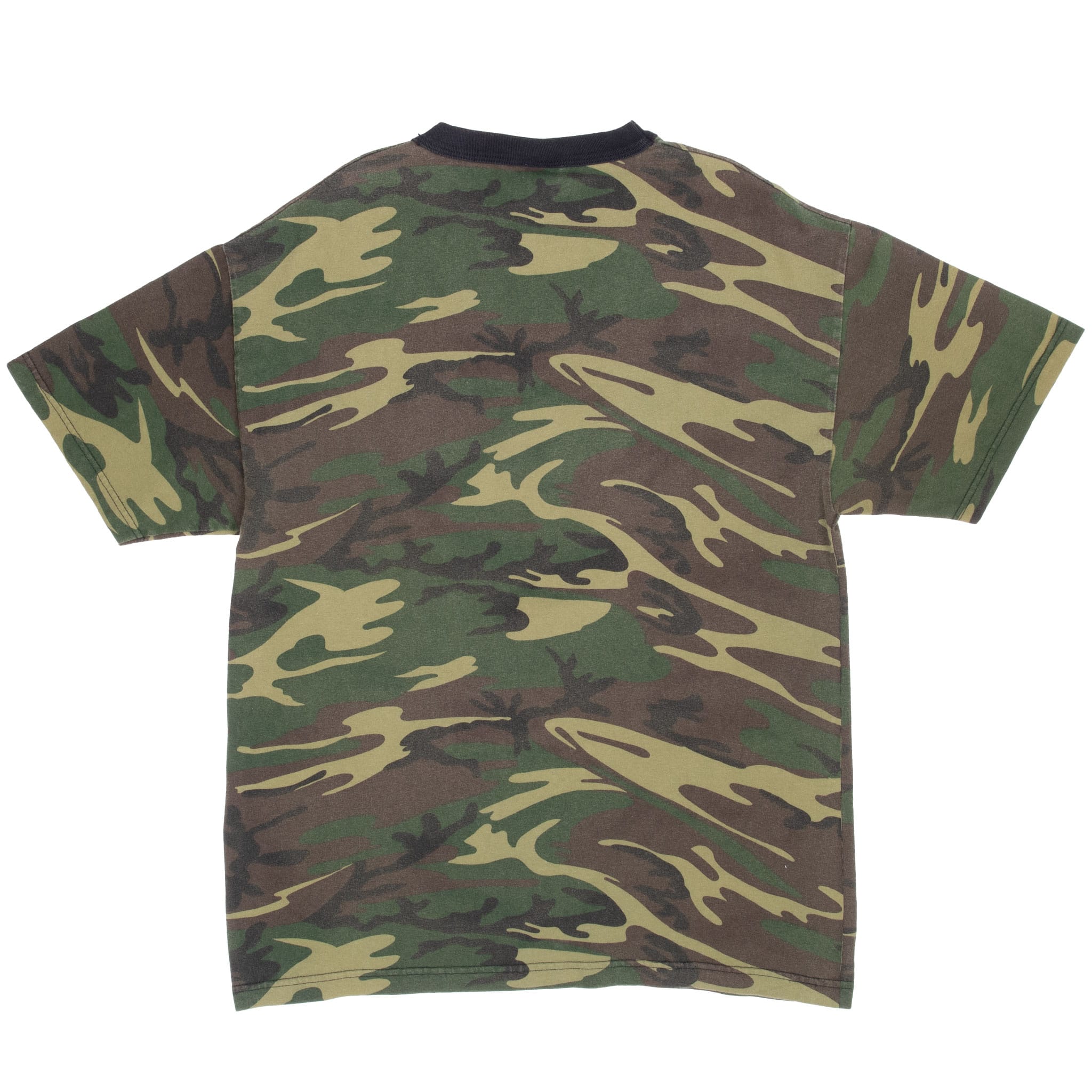 VINTAGE SUPERMAN CAMO TEE SHIRT 2001 SIZE LARGE