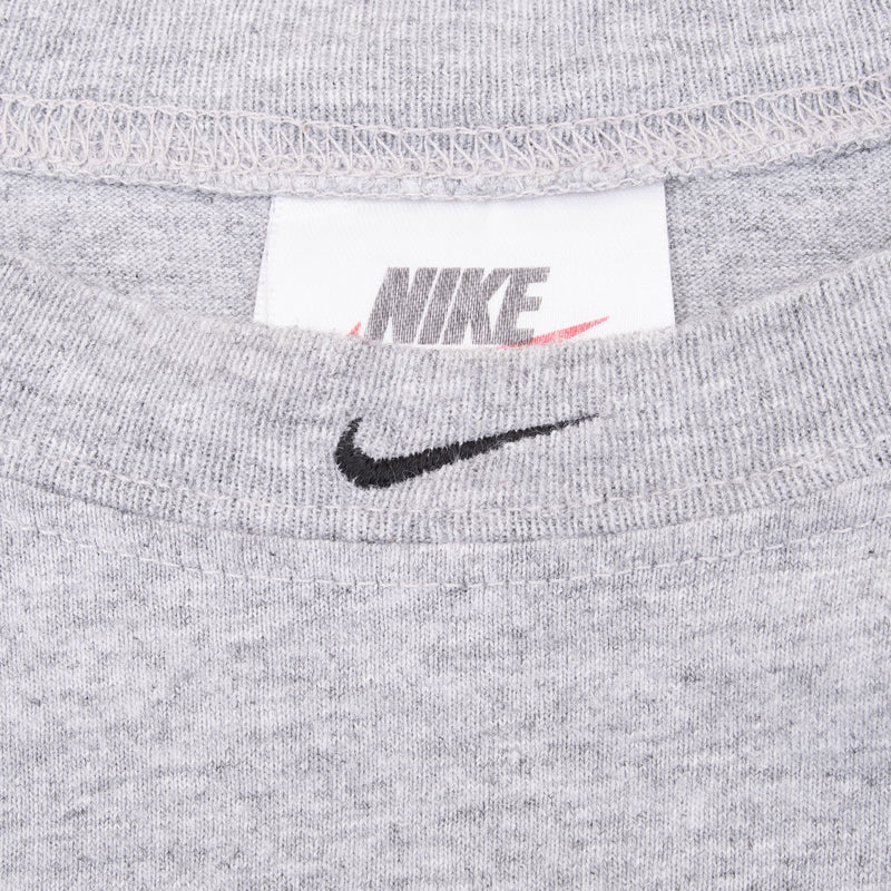 VINTAGE NIKE CENTER SWOOSH GREY TANK TOP TEE SHIRT 2000S XL