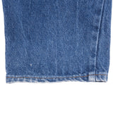 Beautiful Indigo Levis 505 Jeans Made in USA with a medium blue wash.  Size on Tag 34X32 Back Button #527