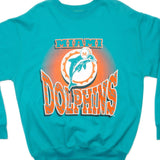 VINTAGE NFL MIAMI DOLPHINS SWEATSHIRT SIZE LARGE MADE IN USA