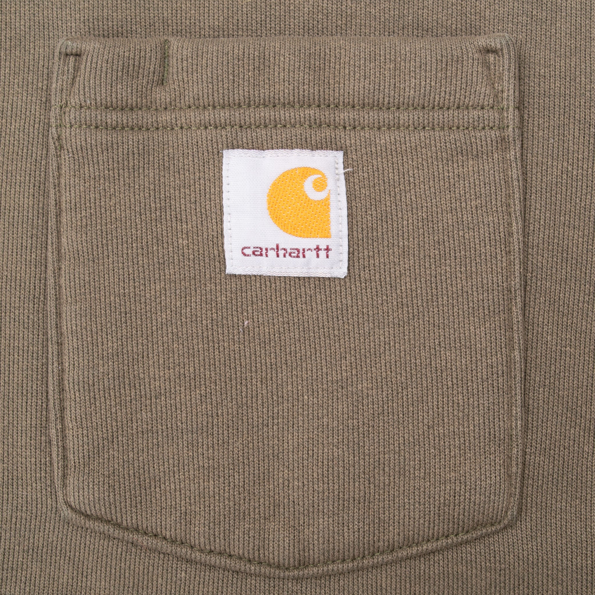 Vintage Carhartt Olive Green Pocket Crewneck Sweatshirt Size Medium