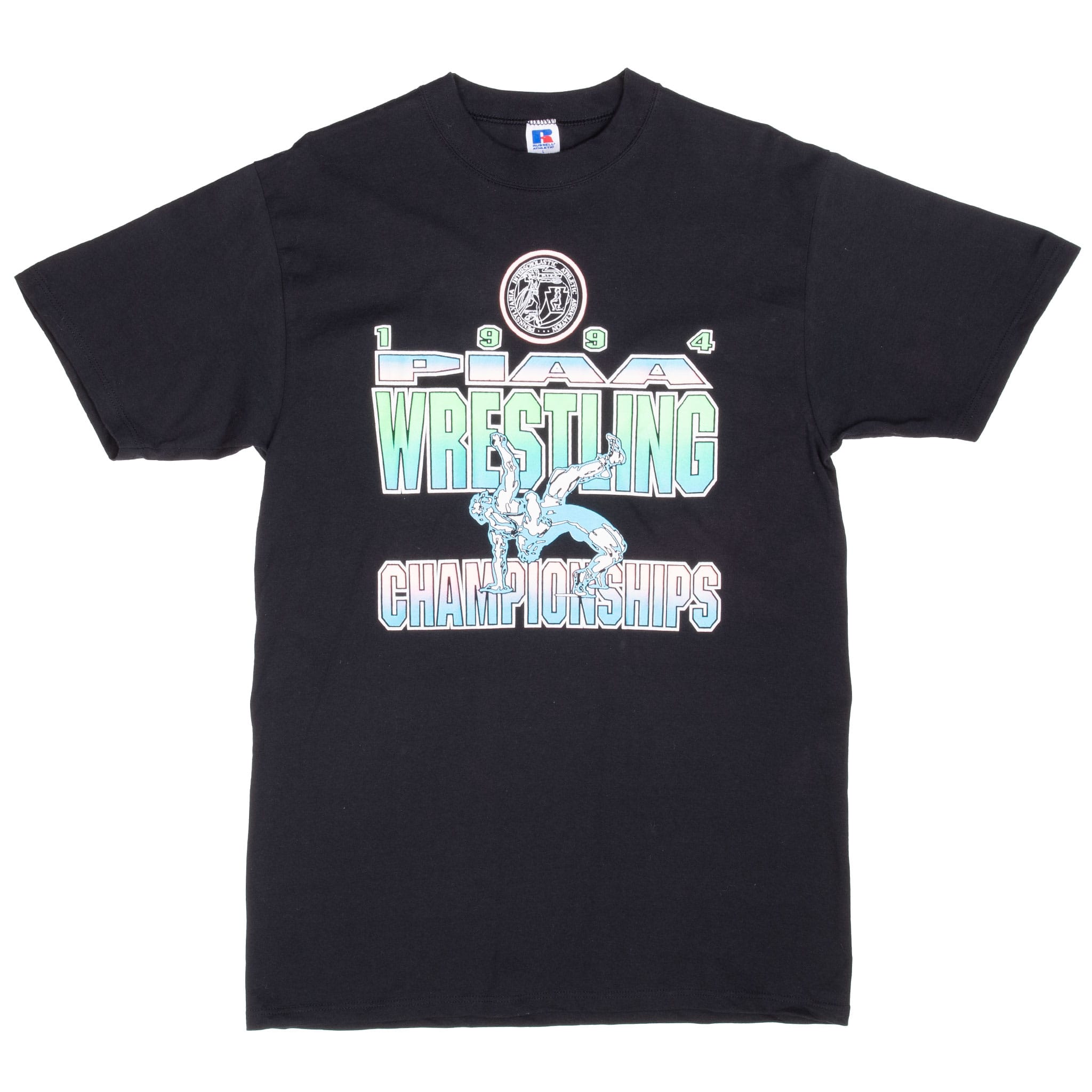 VINTAGE PIAA WRESLTING CHAMPIONSHIP 1994 TEE SHIRT SIZE MEDIUM MADE IN USA