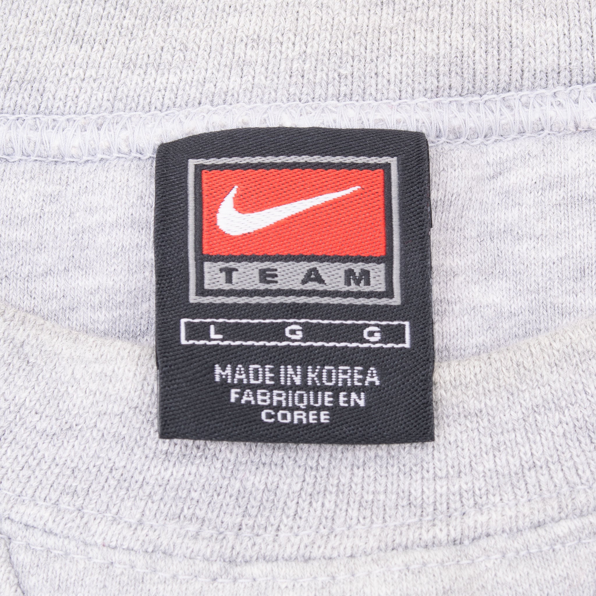 Vintage Nike Ncaa Michigan State Grey Crewneck Sweatshirt 1990S Size Large