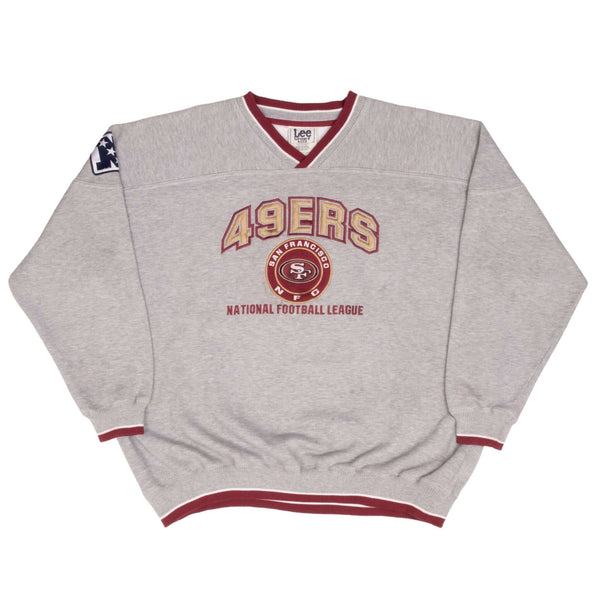 Vintage NFL San Francisco 49Ers 1990S Grey Sweatshirt Size XL
