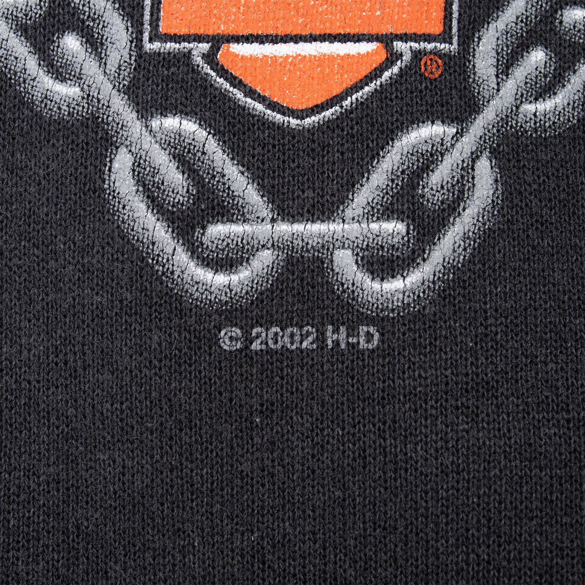 Vintage Harley Davidson Milwaukee Hoodie Sweatshirt 2002 Size Medium