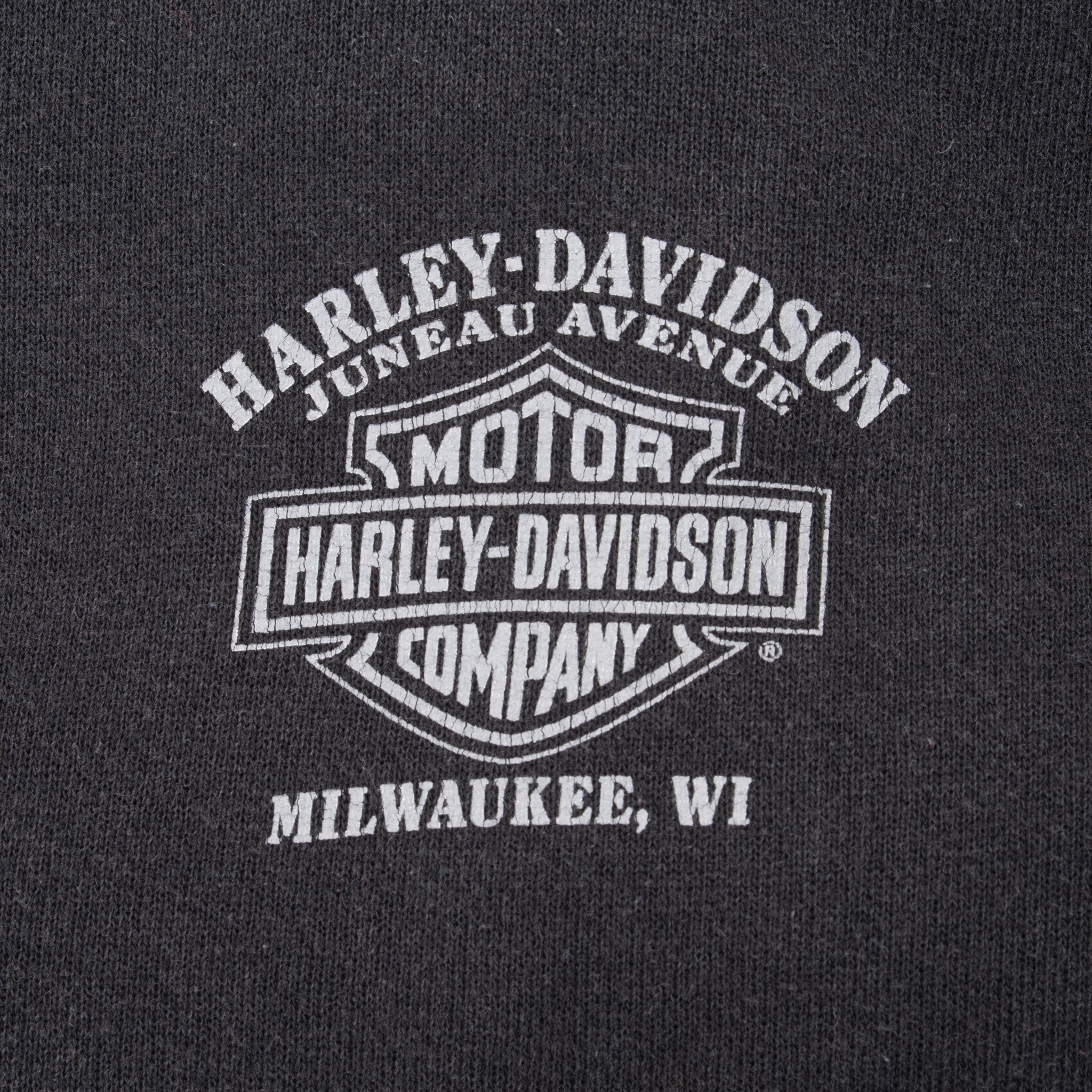 Vintage Harley Davidson Milwaukee Hoodie Sweatshirt 2002 Size Medium