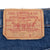 Beautiful Indigo Levis 505 Jeans Made in USA with a medium blue wash.  Size on Tag 32X34 Actual Size 32X33 Back Button #552