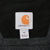 Carhartt neck label with orange logo, XL size tag, and Made in Jordan text
