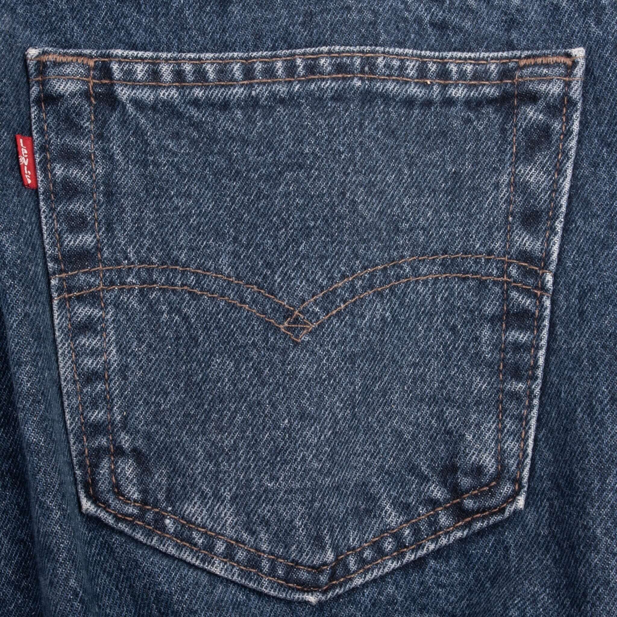Beautiful Levis 505 Jeans Made in USA with a medium Gray wash.  Size on Tag 36X32  Back Button #532