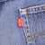 VINTAGE LEVIS 501 JEANS INDIGO early  1980s SIZE 35W L28 MADE IN USA WITH SELVEDGE