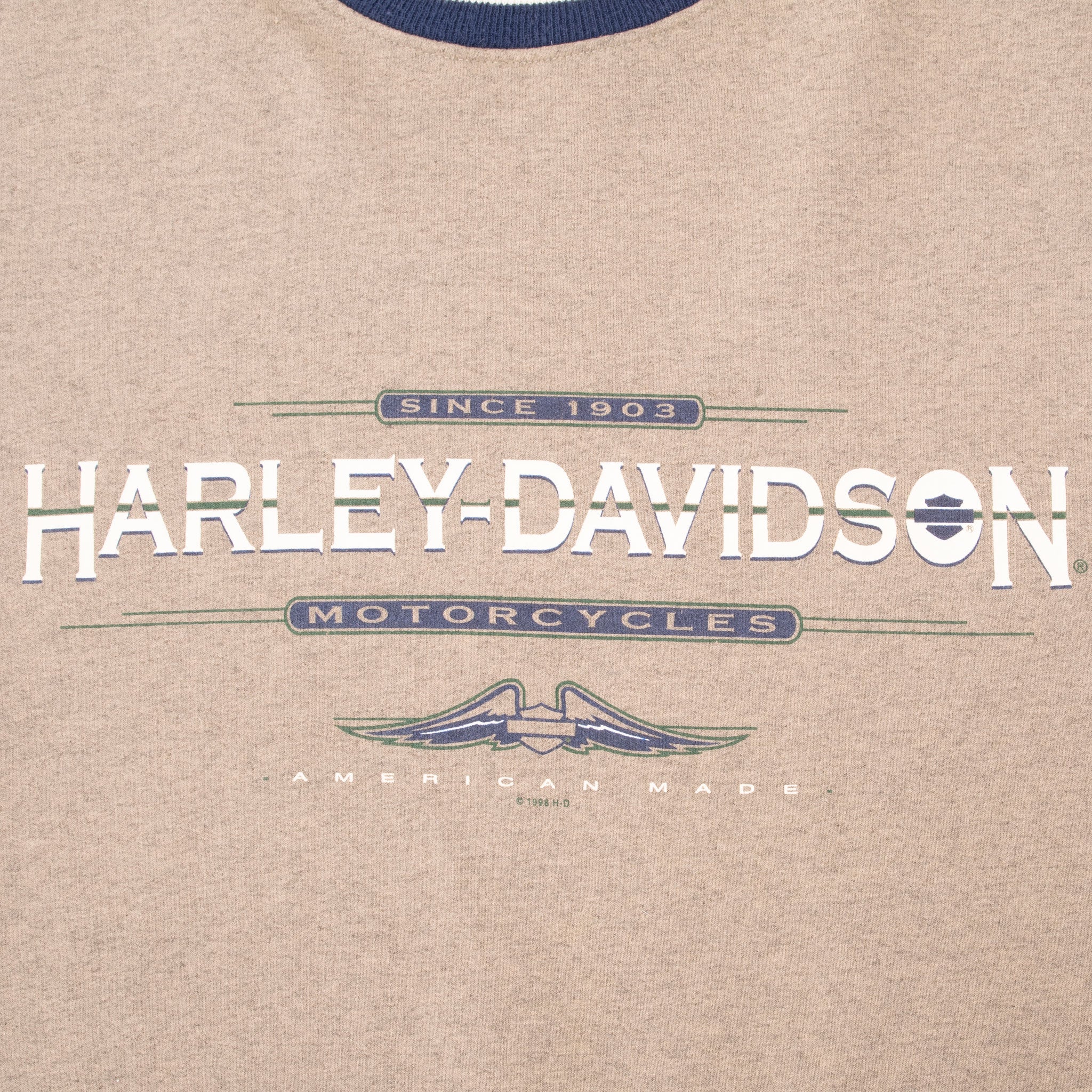 Vintage Harley Davidson Auburn California Crewneck Sweatshirt Size Large 1996 Made In Usa