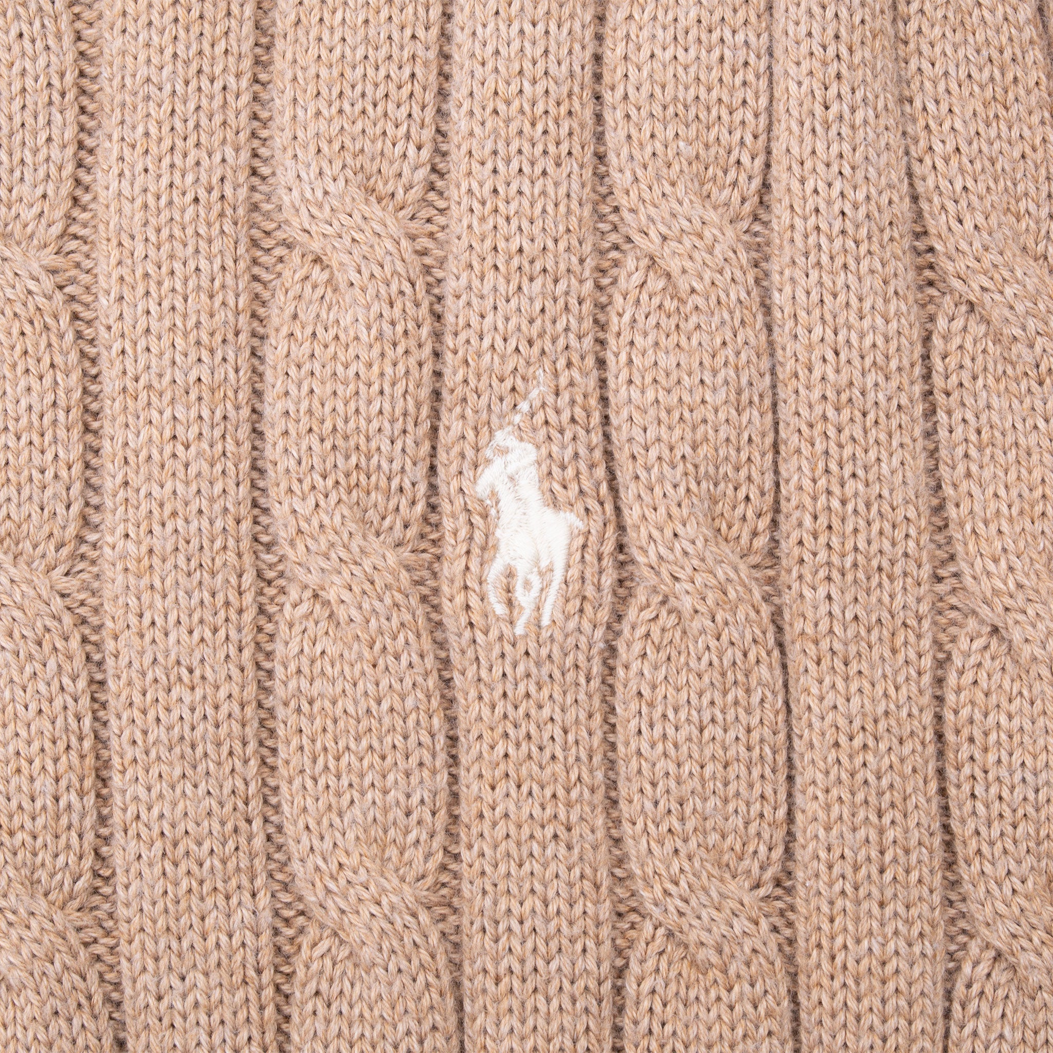 Vintage Polo Ralph Lauren Light Brown Knit Sweatshirt Size XL Women