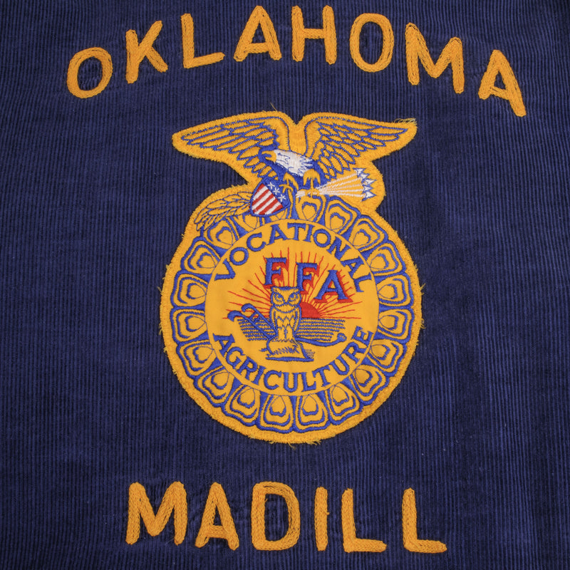 Vintage FFA Oklahoma Madill Agricultural Corduroy Jacket 1960S Sz 32 Made In Usa