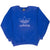 VINTAGE ADIDAS FADED BLUE CREWNECK SWEATSHIRT 1990S MEDIUM MADE IN USA