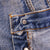 Beautiful Indigo Levis 501 Jeans before mid 1980's with Selvedge Made in USA with a medium blue wash, a nice contrast of light and medium blue and some light Whiskers.  Size on Tag 36X?  ACTUAL SIZE 34X31  Back Button #?