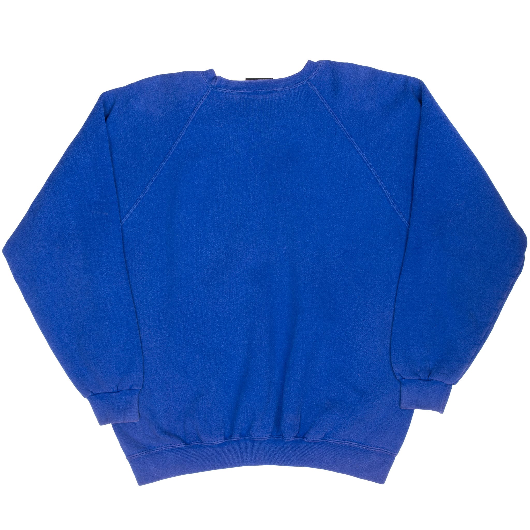 VINTAGE ADIDAS FADED BLUE CREWNECK SWEATSHIRT 1990S MEDIUM MADE IN USA