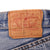 Beautiful Indigo Levis 501 Jeans before mid 1980's with Selvedge Made in USA with a medium blue wash, a nice contrast of light and medium blue and some light Whiskers.  Size on Tag 36X?  ACTUAL SIZE 34X31  Back Button #?