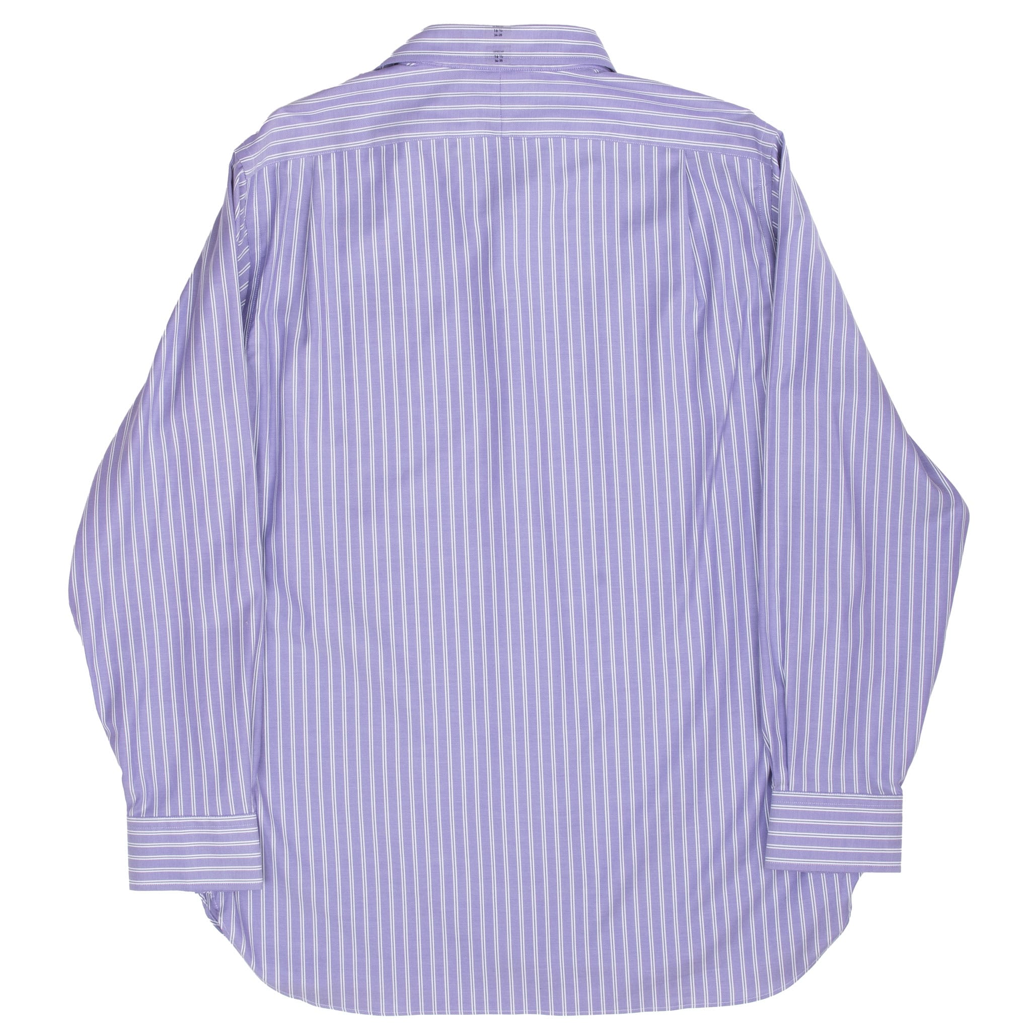 VINTAGE POLO RALPH LAUREN PURPLE STRIPED SHIRT SIZE 16 1/2 X 34/35 DEADSTOCK
