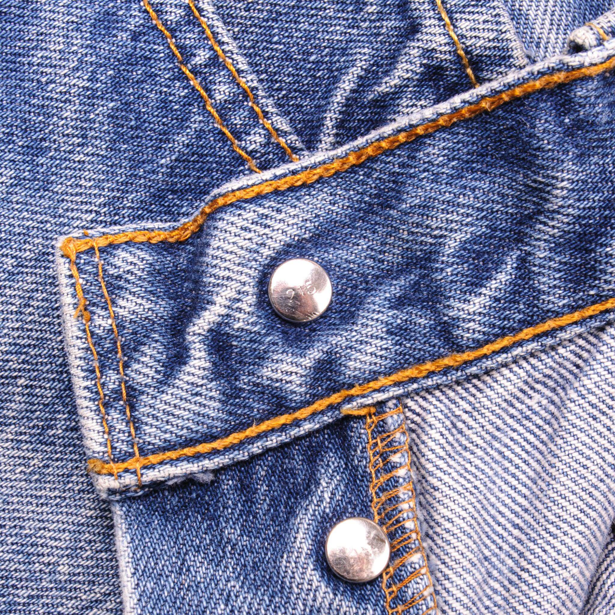 VINTAGE LEVIS 501 JEANS INDIGO SIZE W27 L29 MADE IN USA