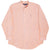 VINTAGE POLO RALPH LAUREN PEACH BLUE STRIPED SHIRT 1990S SIZE 17X33 XL