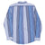 VINTAGE POLO RALPH LAUREN BLUE STRIPED SHIRT 1990S SIZE LARGE