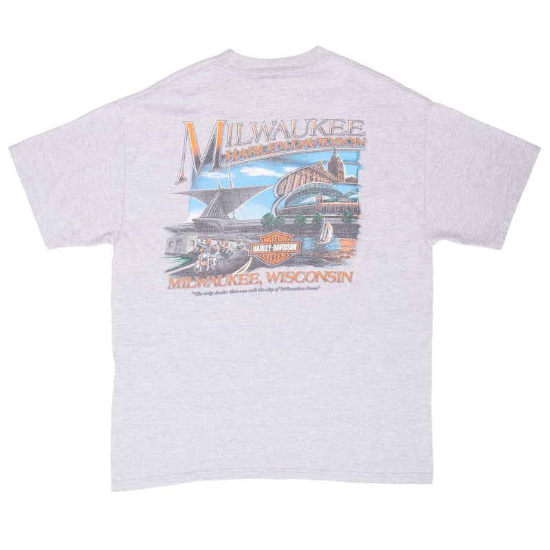 Vintage Harley Davidson 105 Years Anniversary Milwaukee Wisconsin Tee Shirt 2008 Size Large