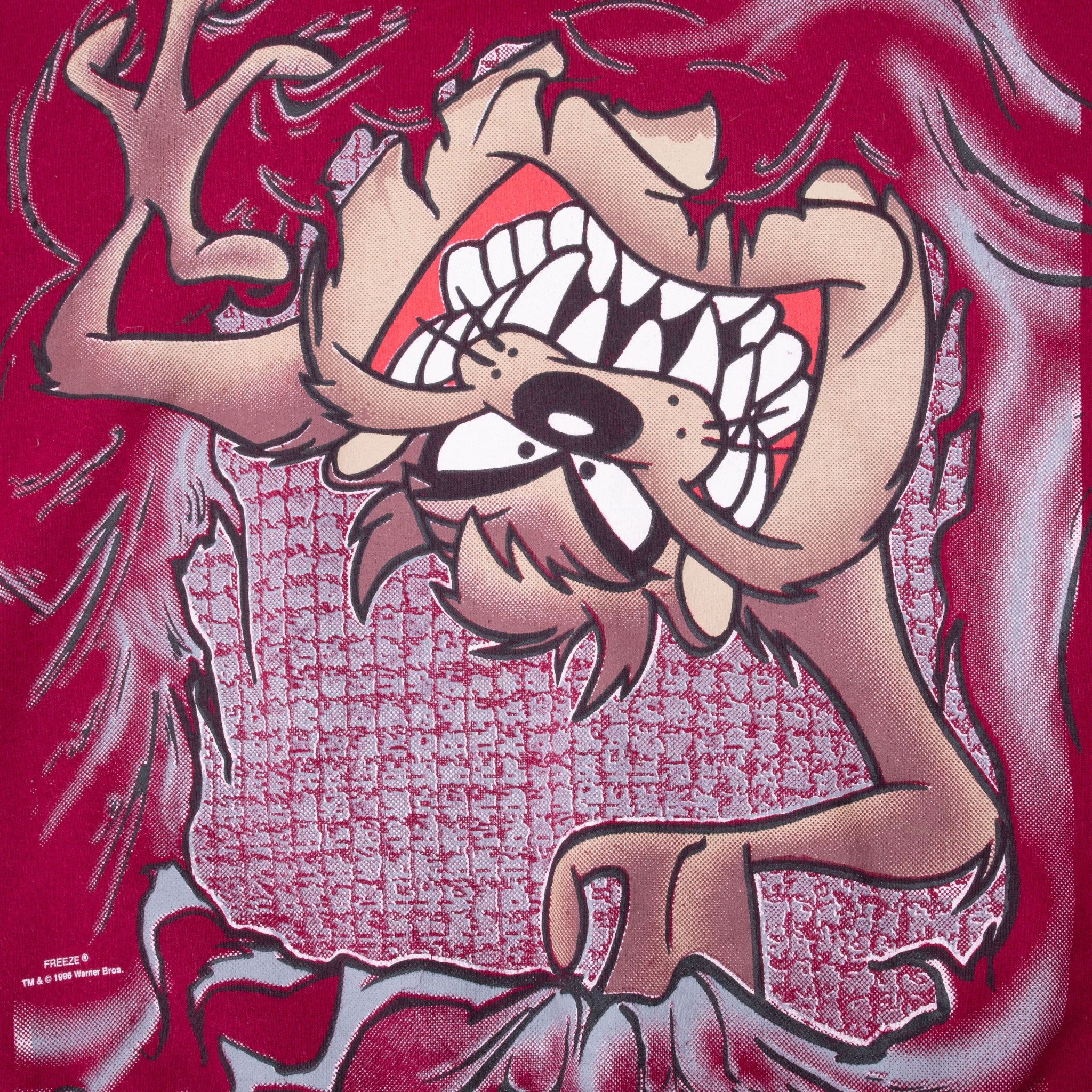 Vintage Looney Tunes Taz 1996 Sweatshirt Size XL Made In Usa