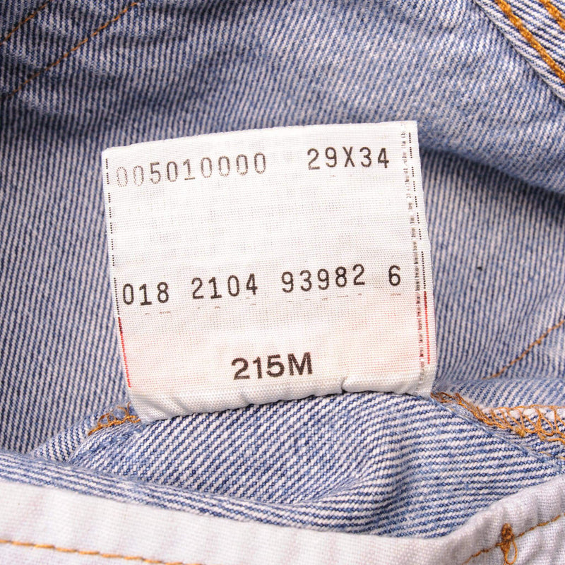 VINTAGE LEVIS 501 JEANS INDIGO SIZE W27 L29 MADE IN USA