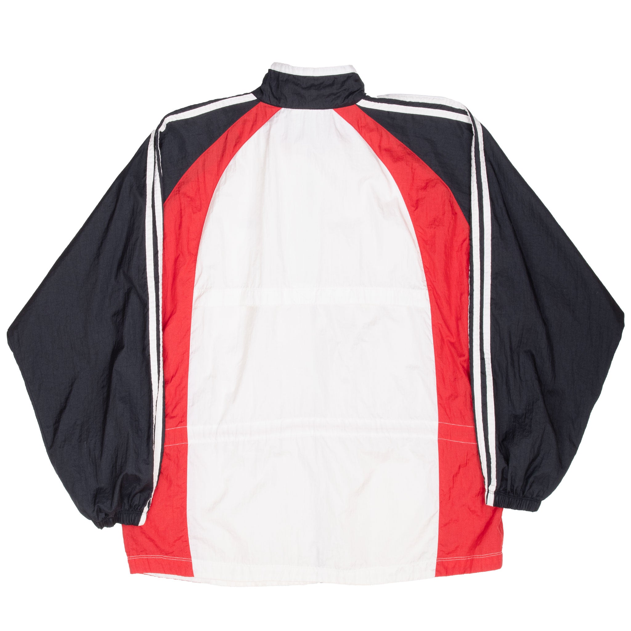 Vintage Adidas White Red Black Windbreaker Jacket 1990S Size Medium