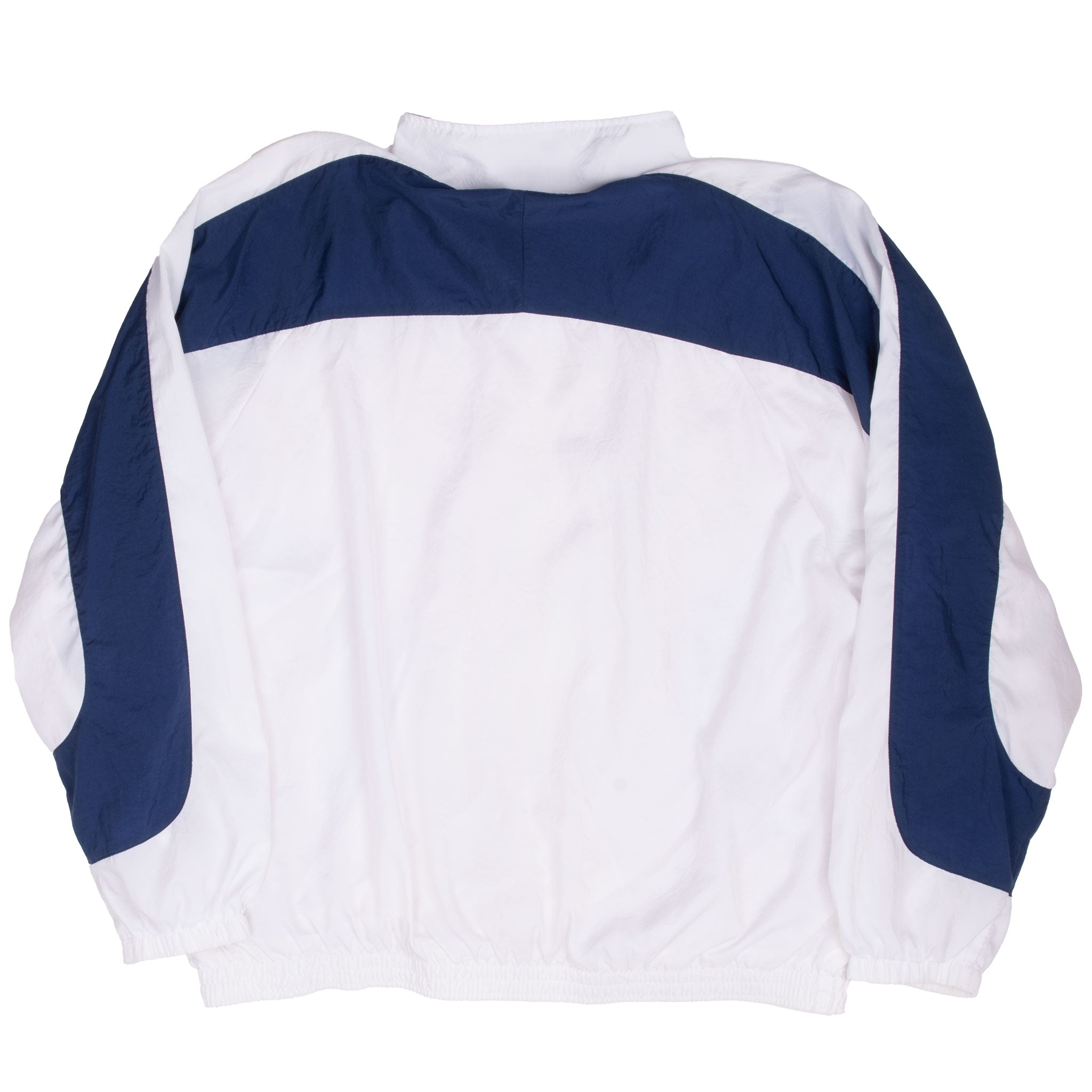 Vintage Nike Classic Swoosh Blue White Windbreaker Jacket 1990S Size XL