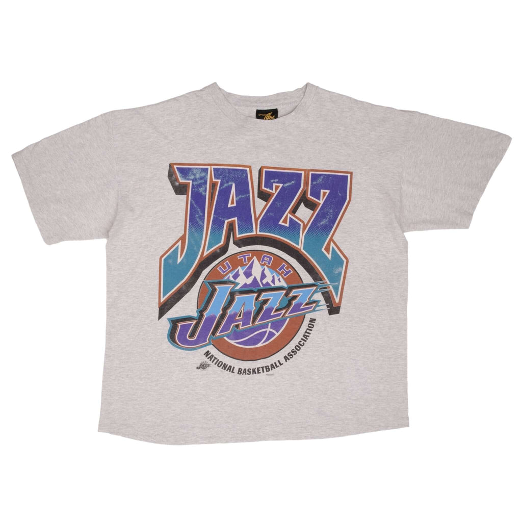 VINTAGE NBA UTAH JAZZ 1990S TEE SHIRT SIZE 2XL MADE IN USA