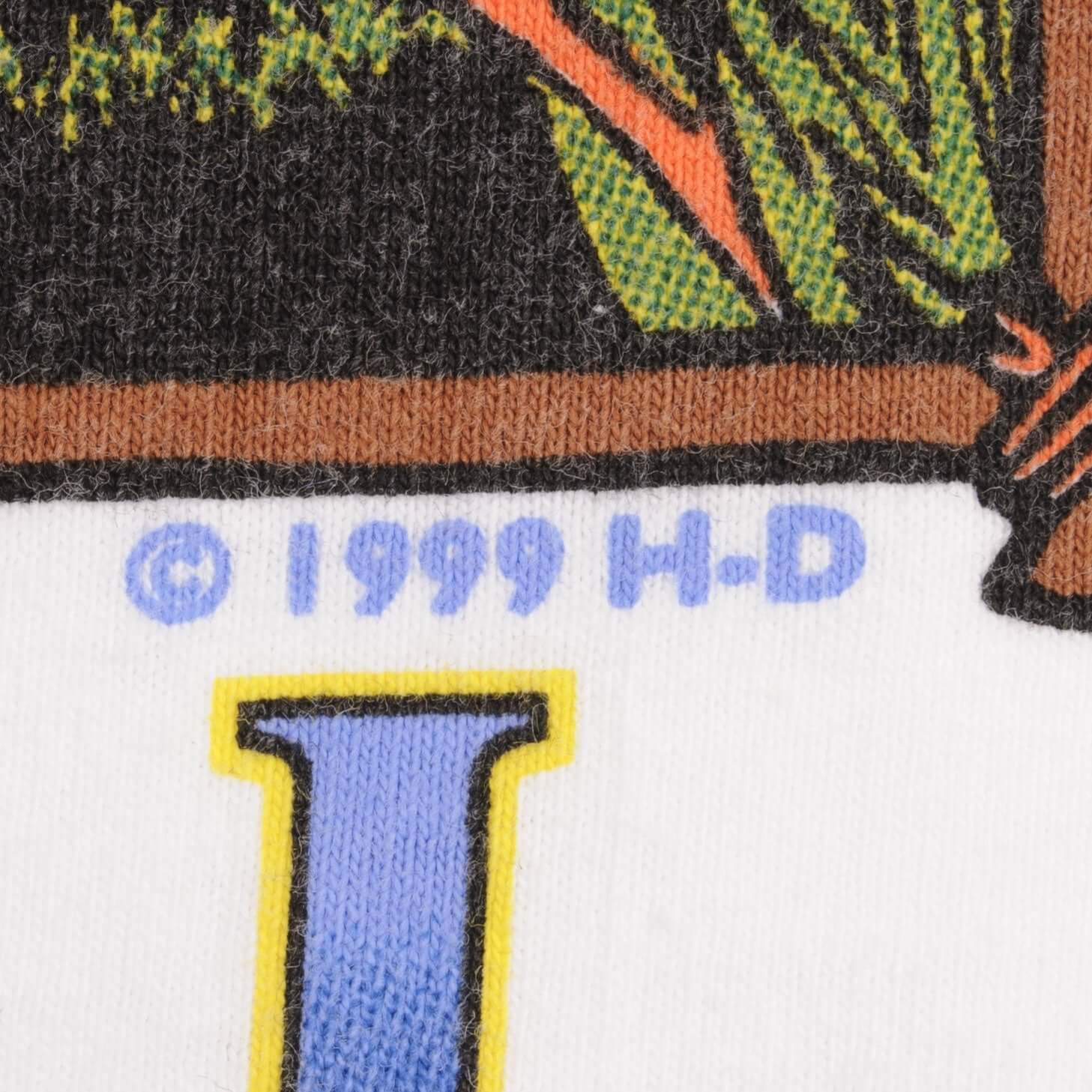 Vintage Harley Davidson Maui Hawaii 1999 Tee Shirt Size Large Made In Usa