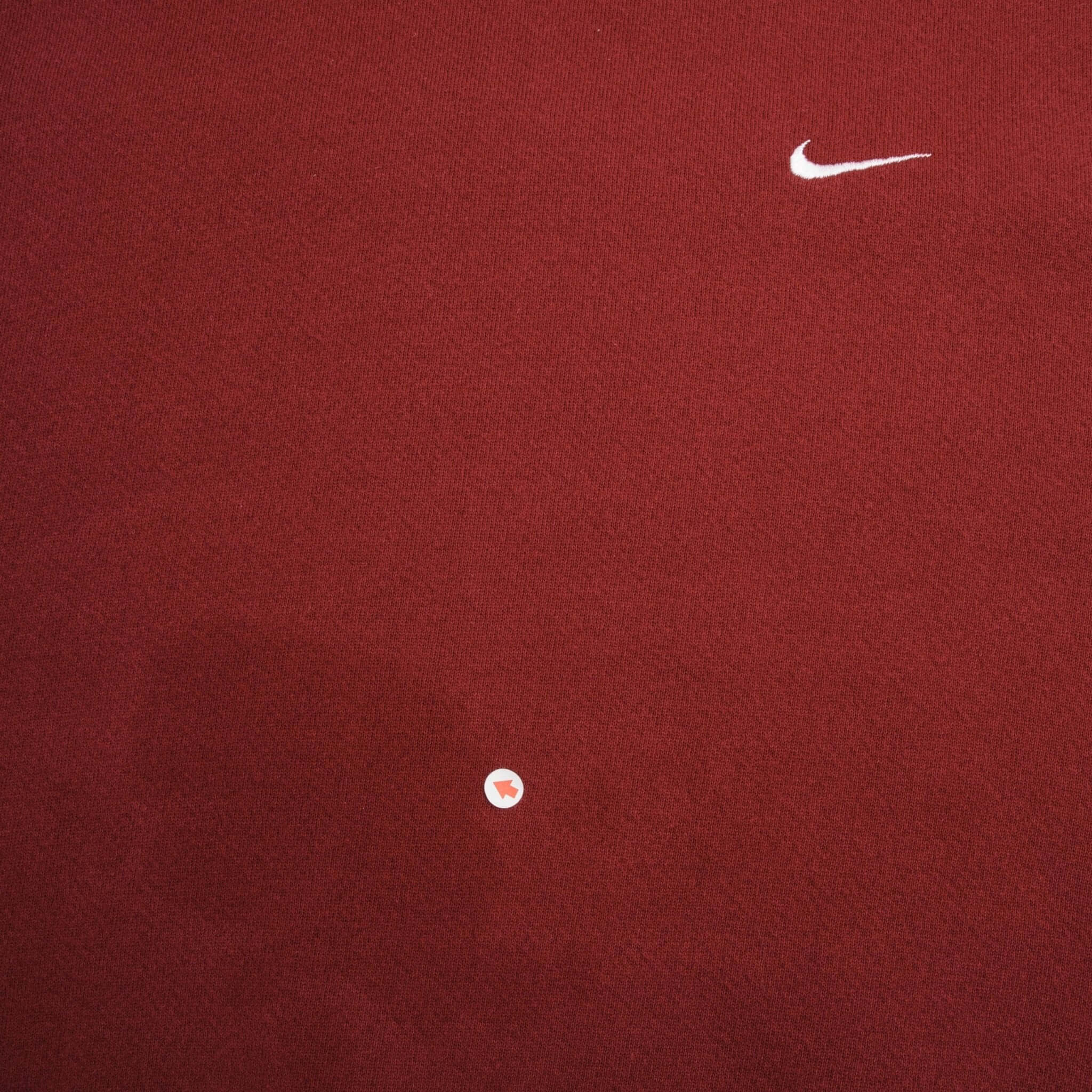 VINTAGE RED BURGUNDY NIKE CLASSIC SWOOSH SWEATSHIRT 2000S SIZE LARGE