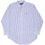 Vintage Ralph Lauren Blue Striped Shirt 1990S Size Medium 16 X 32 - 33