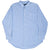 Vintage Ralph Lauren Blue Striped Shirt 1990S Size Large 16 1/2 X 32- 33