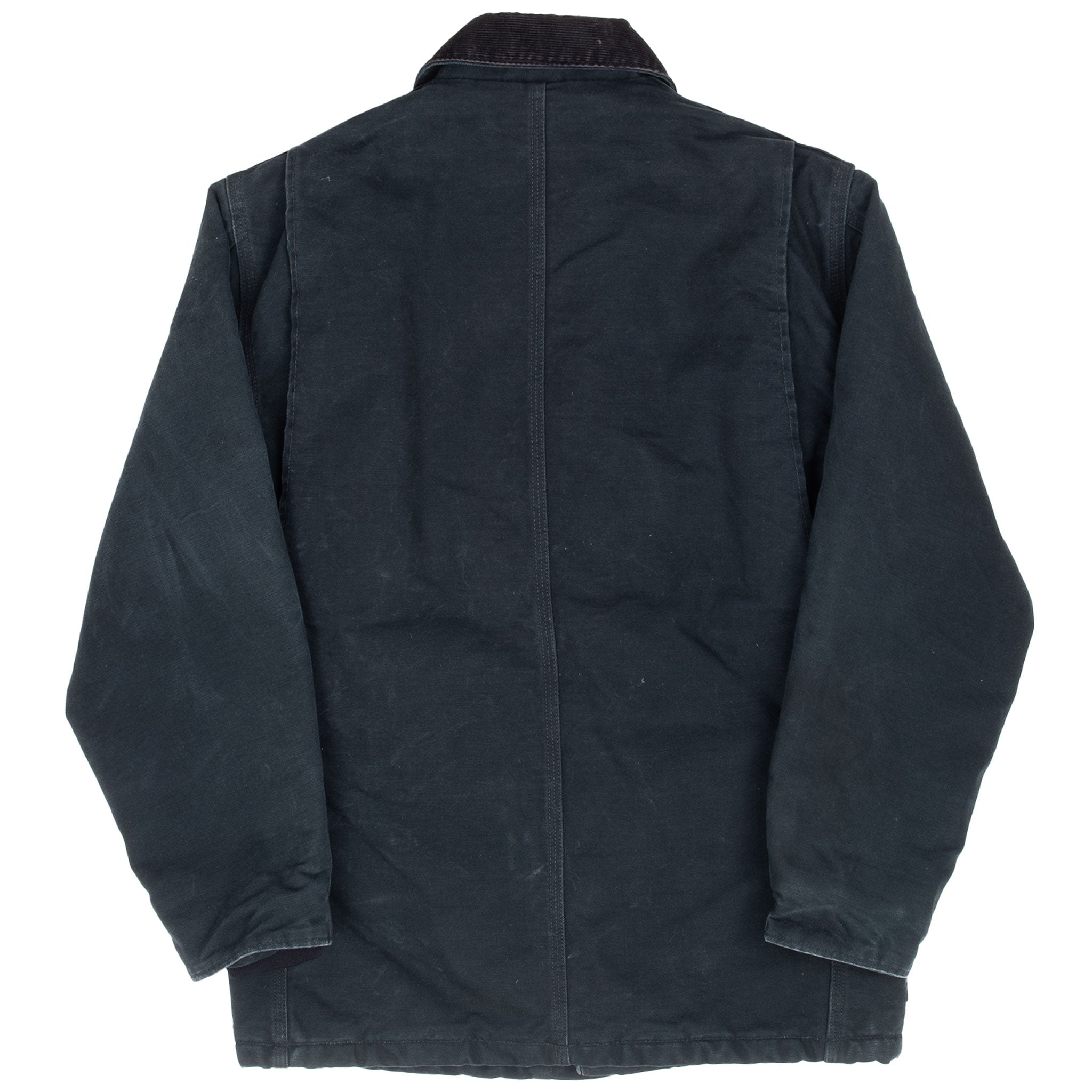 Vintage Carhartt Traditional Arctic Quilt Lined Jacket C03BLK 2000S Size 36 Made In Usa