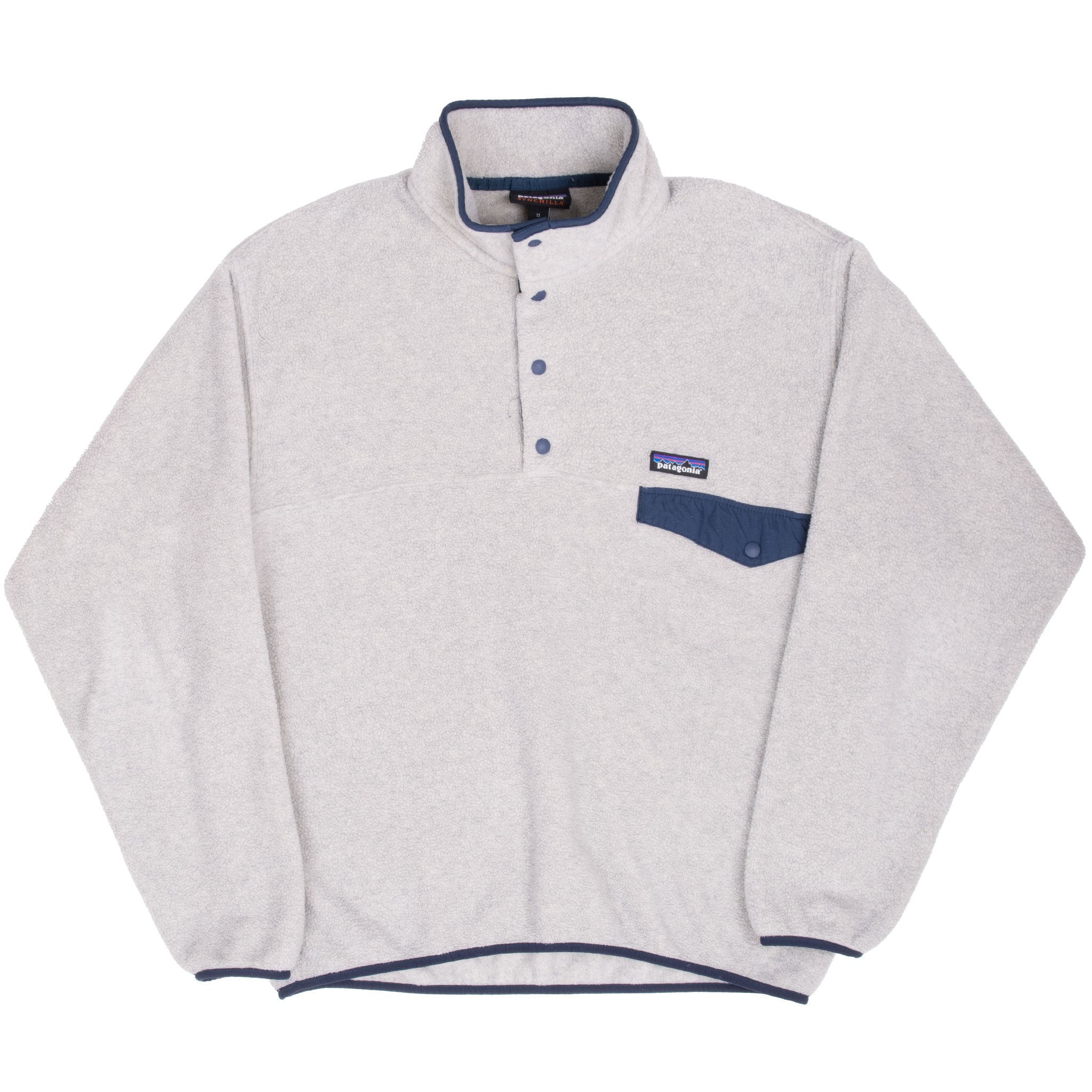 Vintage Original Patagonia Beige Oat Synchilla Snap T Fleece Pullover Size Medium

STY25580


