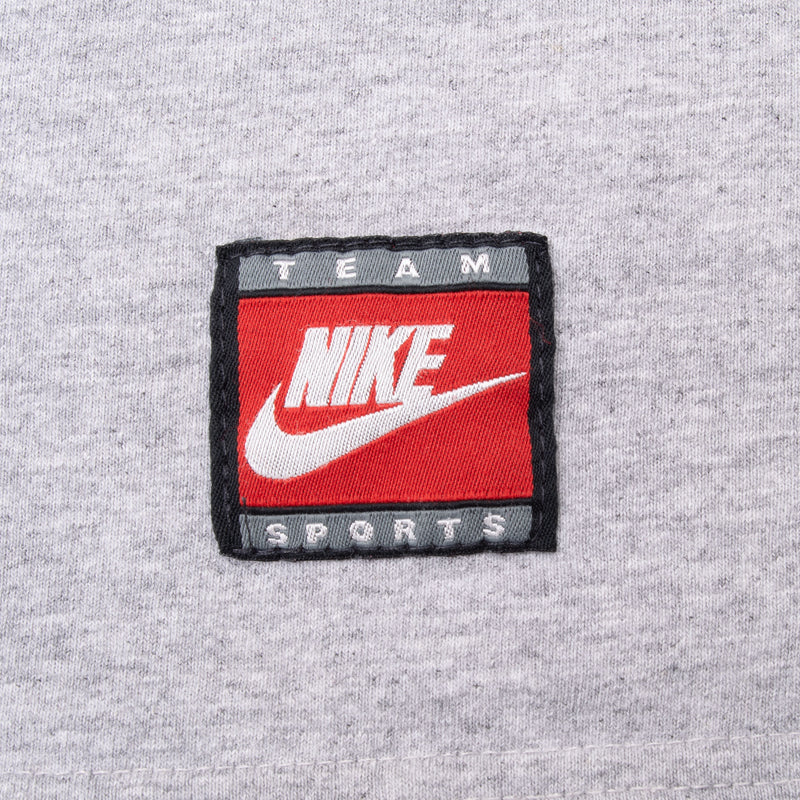 VINTAGE NIKE CENTER SWOOSH GREY TANK TOP TEE SHIRT 2000S XL