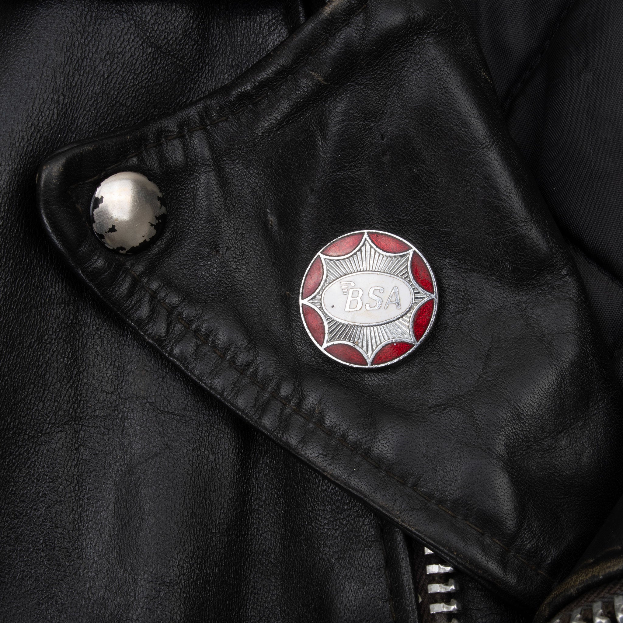 VINTAGE SCHOTT PERFECTO LEATHER MOTORCYCLE JACKET STYLE 618 SIZE 46 1980S MADE USA