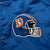 Vintage NFL Denver Broncos Chalk Line Satin Bomber Jacket 1990S Size XL Made In Usa