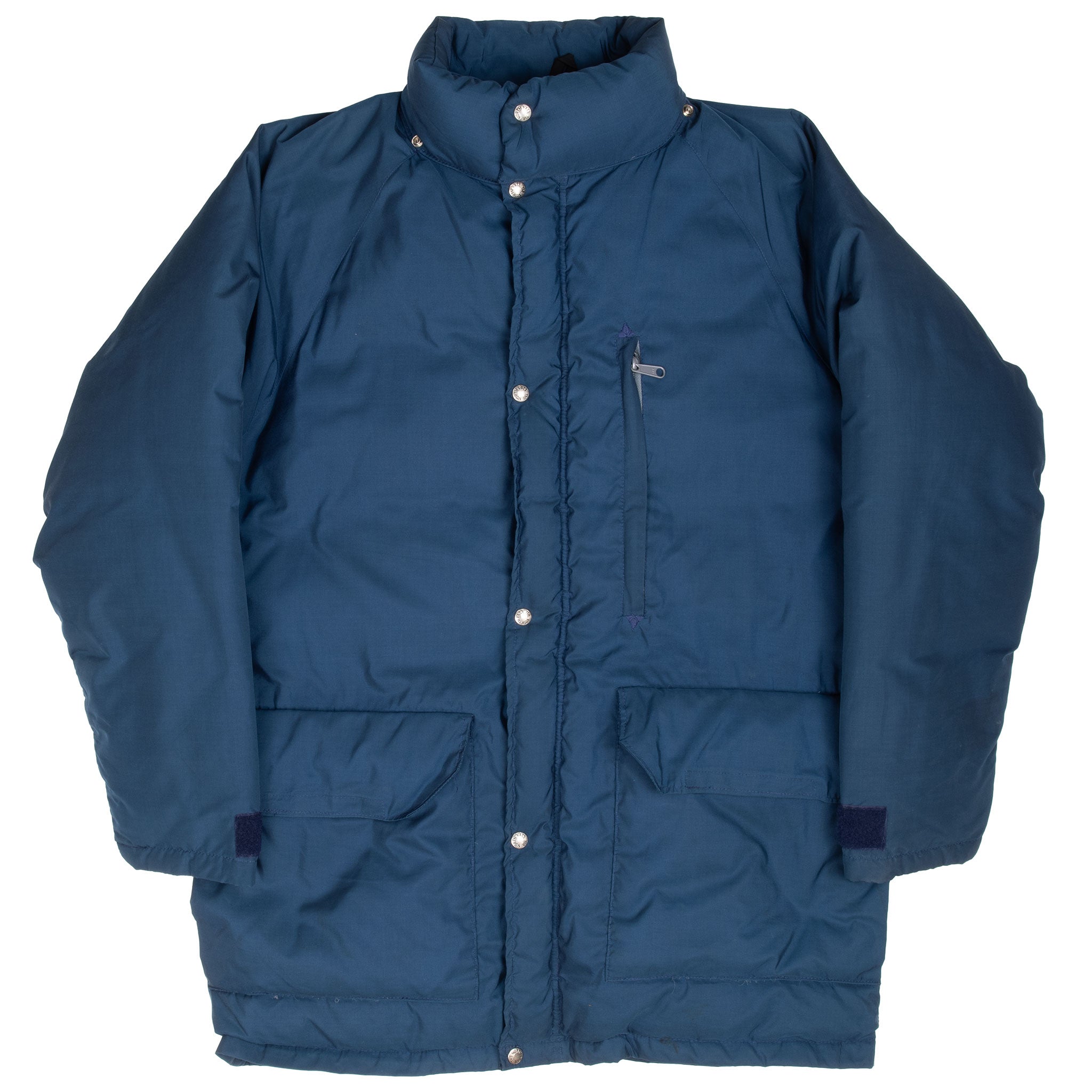 Vintage The North Face Navy Blue Puffer Jacket 1970S 1980S Size XL Made In Usa