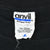 Close-up of Anvil Tear Away neck label inside black Otep T-shirt