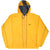 Vintage Nike Big Swoosh Yellow Heavy Windbreaker Rain Jacket 1990S Size 2XL