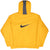 Vintage Nike Big Swoosh Yellow Heavy Windbreaker Rain Jacket 1990S Size 2XL